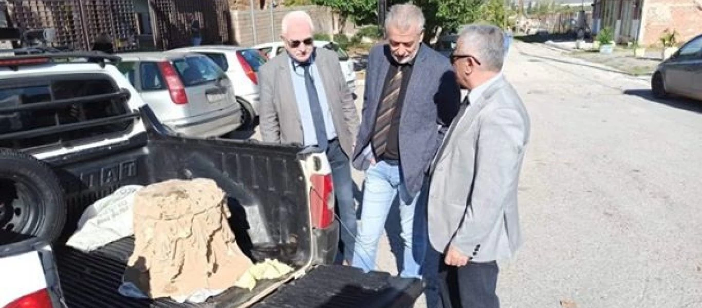 Ο Γιώργος Τσούκαλης βρήκε αρχαία στη Θήβα: Παραδόθηκαν στην εφορία αρχαιοτήτων